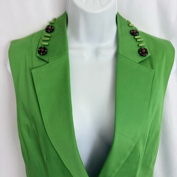Ruby Rd. Green Vest Size 10 - Picture 2 of 9